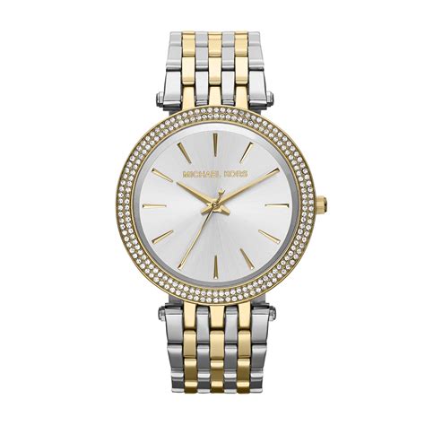 michael kors gold and silver|michael kors small gold watch.